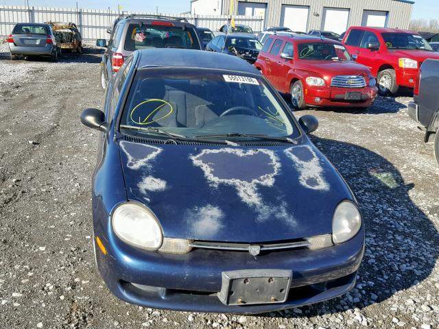 1B3ES46C5YD675583 - 2000 DODGE NEON BASE BLUE photo 9