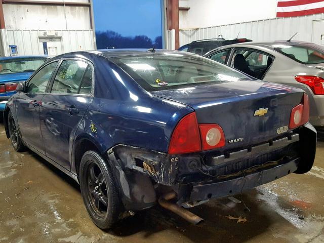 1G1ZB5E15BF290163 - 2011 CHEVROLET MALIBU LS ლურჯი ფოტო 3