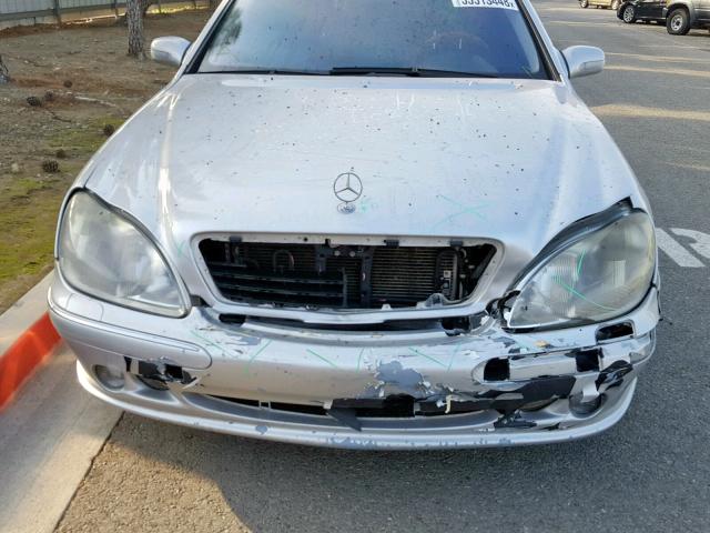 WDBNG70J12A298203 - 2002 MERCEDES-BENZ S 430 SILVER photo 9