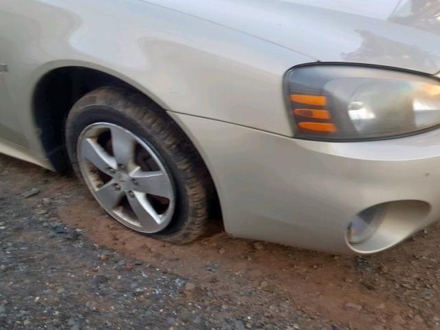 2G2WP552981116993 - 2008 PONTIAC GRAND PRIX SILVER photo 9