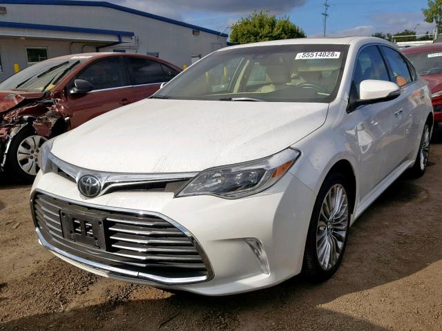 4T1BK1EB7GU203498 - 2016 TOYOTA AVALON XLE WHITE photo 2