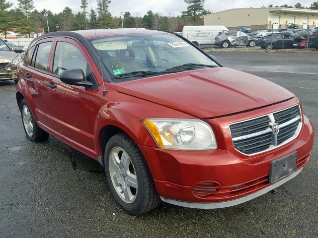 1B3HB48B28D774184 - 2008 DODGE CALIBER SX RED photo 1