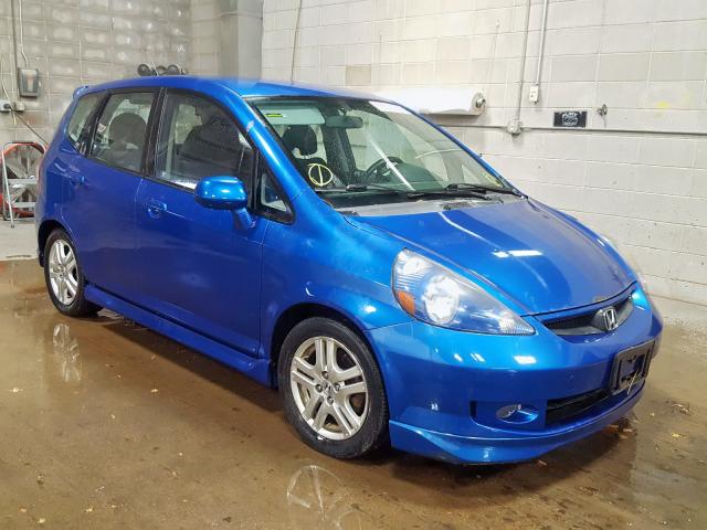 JHMGD38677S068418 - 2007 HONDA FIT S 蓝色 照片 1
