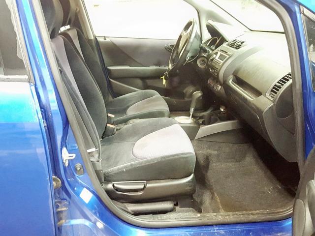 JHMGD38677S068418 - 2007 HONDA FIT S 蓝色 照片 5