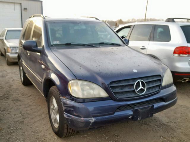 4JGAB54E4YA183275 - 2000 MERCEDES-BENZ ML 320 BLUE photo 1