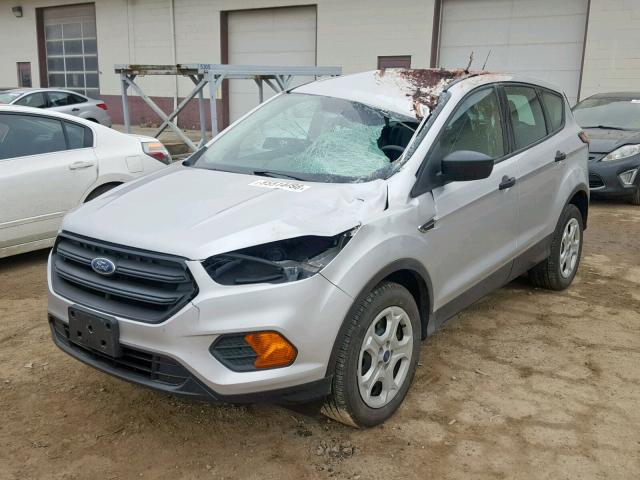 1FMCU0F79HUE68881 - 2017 FORD ESCAPE S SILVER photo 2