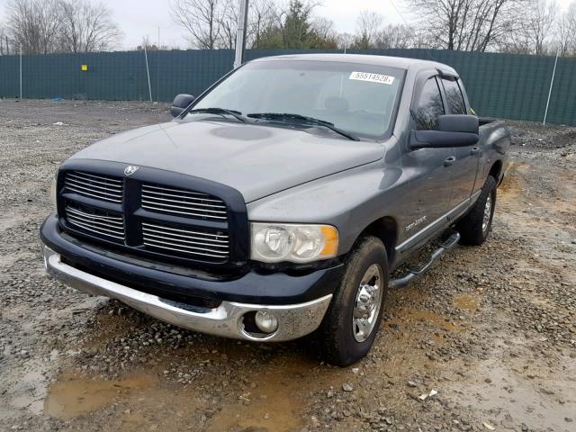 3D7KR28C45G746257 - 2005 DODGE RAM 2500 S GRAY photo 2