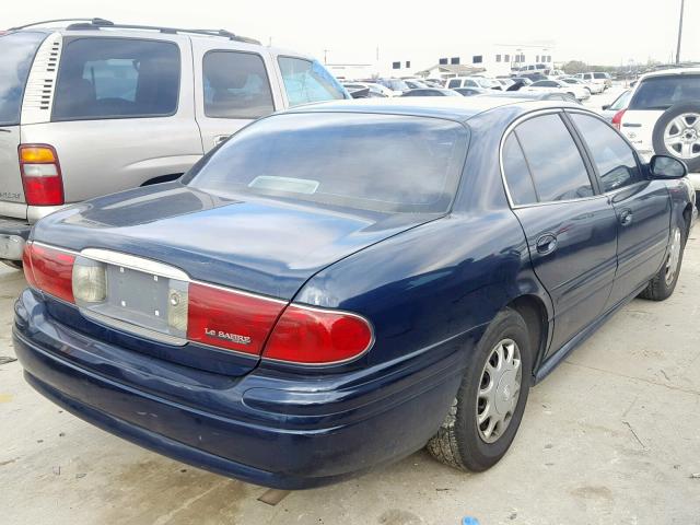 1G4HP52K444104897 - 2004 BUICK LESABRE CU BLUE photo 4