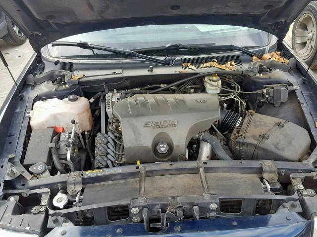 1G4HP52K444104897 - 2004 BUICK LESABRE CU BLUE photo 7