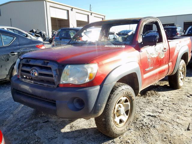 5TEPX42N29Z605354 - 2009 TOYOTA TACOMA RED photo 2