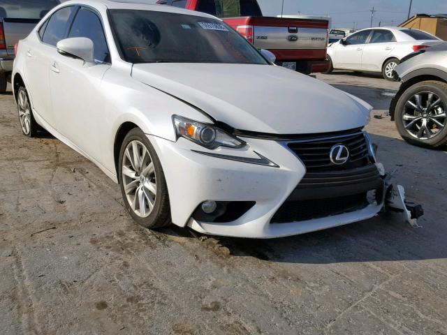 JTHBF1D20E5005135 - 2014 LEXUS IS 250 WHITE photo 1