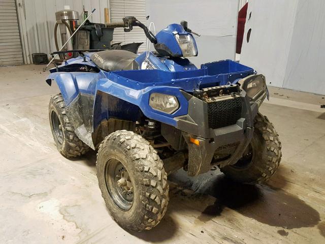 4XAMH46A2EA101096 - 2014 POLARIS SPORTSMAN BLUE photo 1