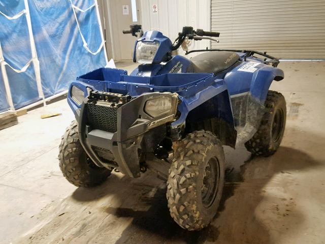 4XAMH46A2EA101096 - 2014 POLARIS SPORTSMAN BLUE photo 2