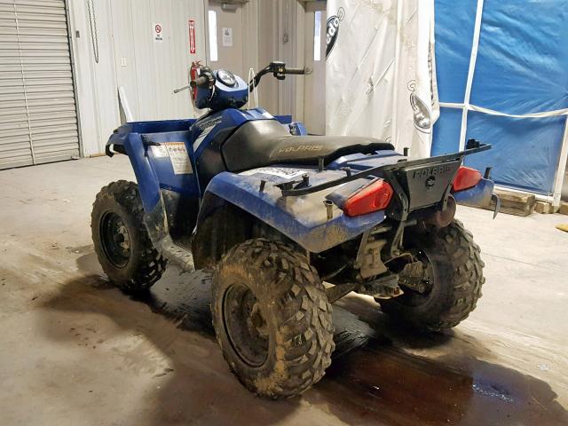 4XAMH46A2EA101096 - 2014 POLARIS SPORTSMAN BLUE photo 3