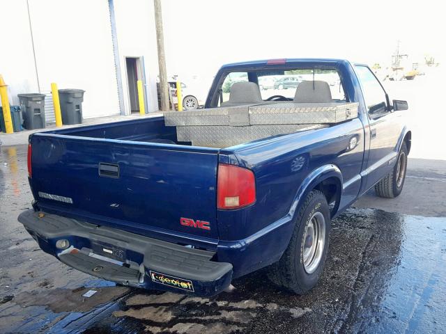 1GTCS14X5WK518591 - 1998 GMC SONOMA BLUE photo 4