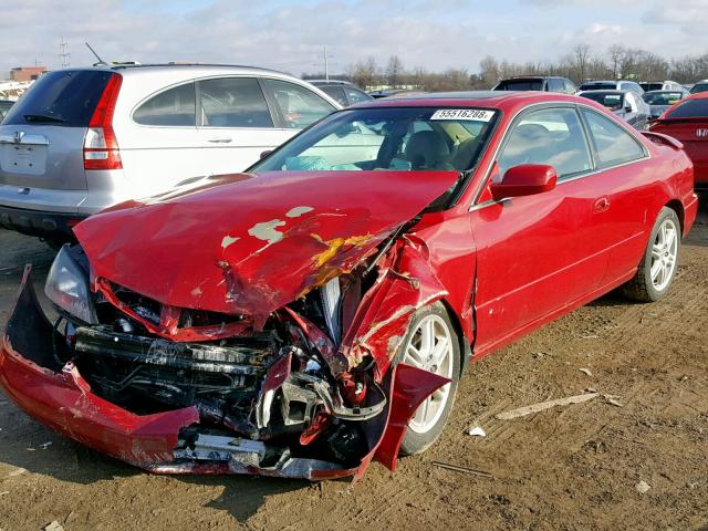 19UYA42623A006388 - 2003 ACURA 3.2CL TYPE RED photo 2