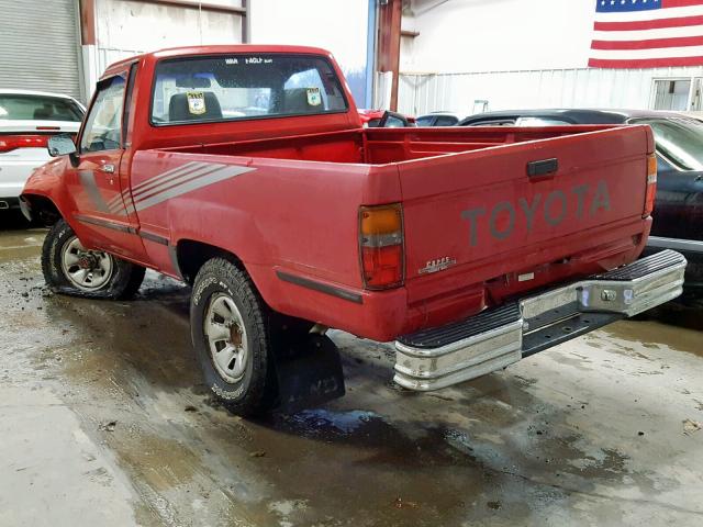 JT4RN63R3H0167972 - 1987 TOYOTA PICKUP RN6 RED photo 3