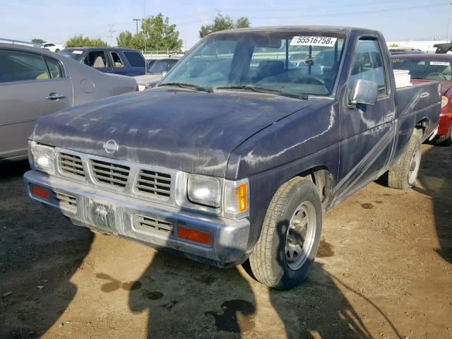 1N6SD11S1PC413103 - 1993 NISSAN TRUCK SHOR BLUE photo 2