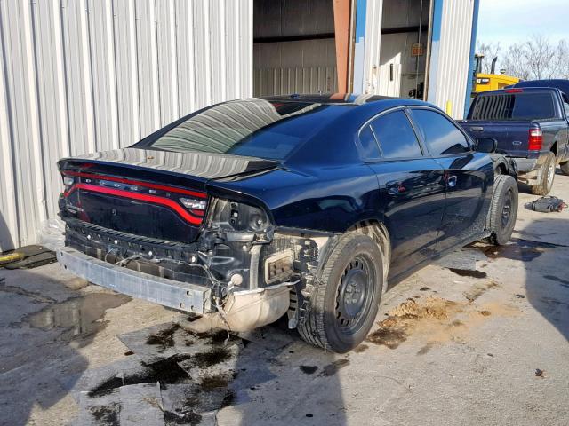 2C3CDXKT8FH779240 - 2015 DODGE CHARGER PO BLACK photo 4