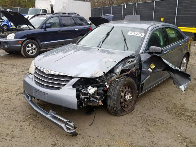 1C3LC46B09N513709 - 2009 CHRYSLER SEBRING LX SILVER photo 2