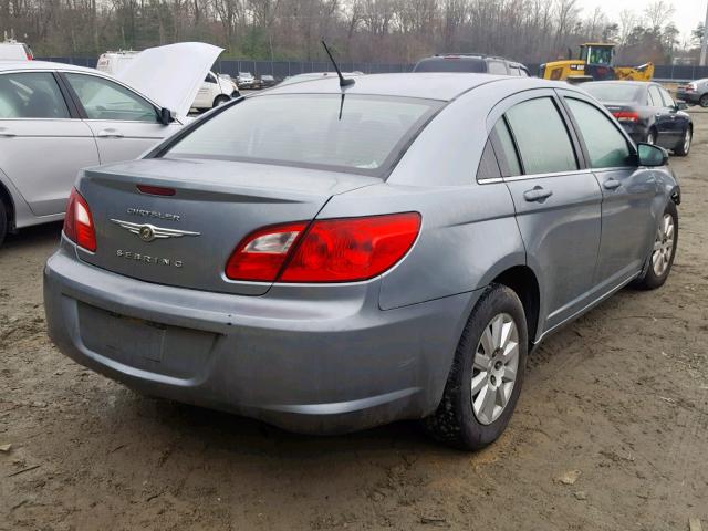 1C3LC46B09N513709 - 2009 CHRYSLER SEBRING LX SILVER photo 4