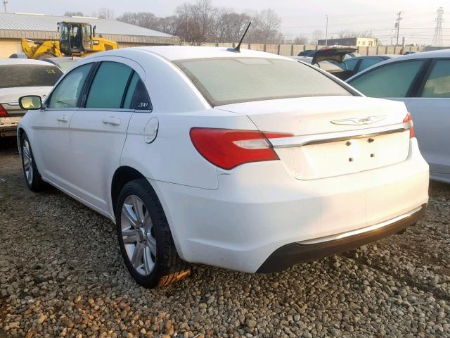 1C3CCBBBXCN180694 - 2012 CHRYSLER 200 TOURIN WHITE photo 3