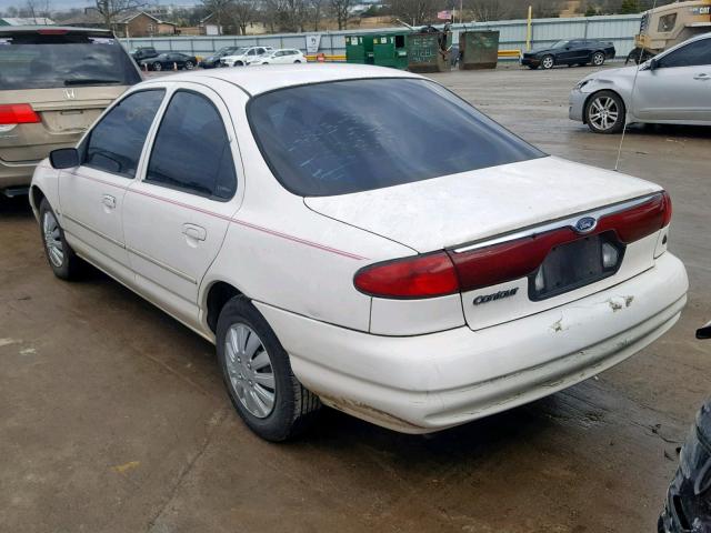 1FAFP6639WK276027 - 1998 FORD CONTOUR LX WHITE photo 3