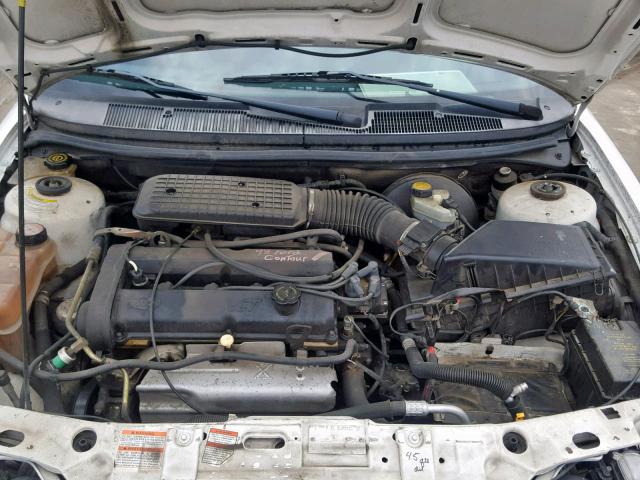 1FAFP6639WK276027 - 1998 FORD CONTOUR LX WHITE photo 7