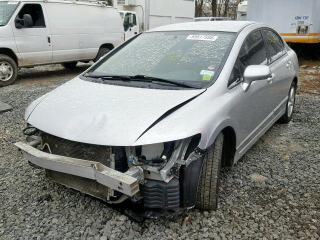 2HGFA1F68BH526482 - 2011 HONDA CIVIC LX-S SILVER photo 2