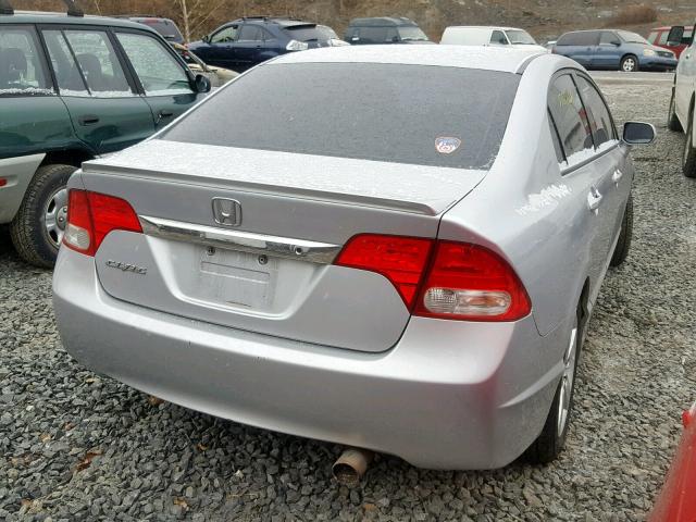 2HGFA1F68BH526482 - 2011 HONDA CIVIC LX-S SILVER photo 4