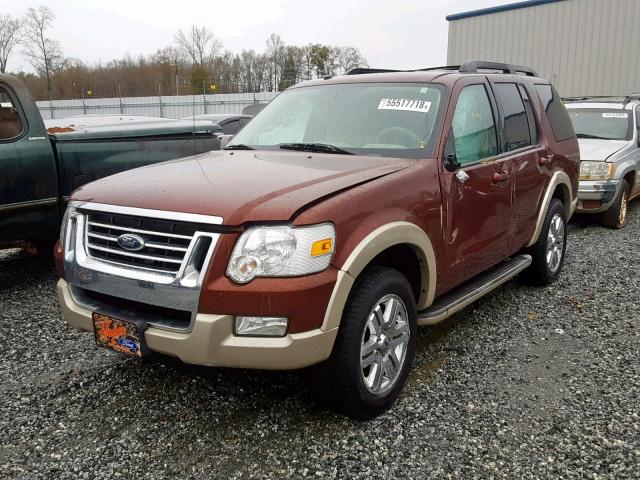 1FMEU74E19UA33342 - 2009 FORD EXPLORER E MAROON photo 2