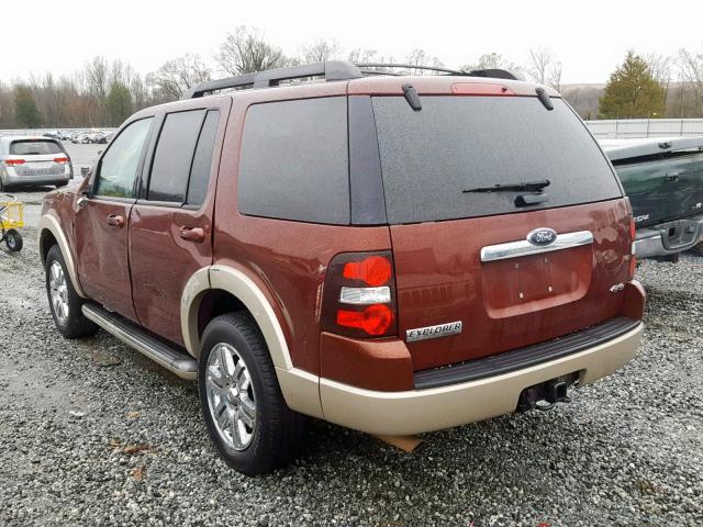 1FMEU74E19UA33342 - 2009 FORD EXPLORER E MAROON photo 3