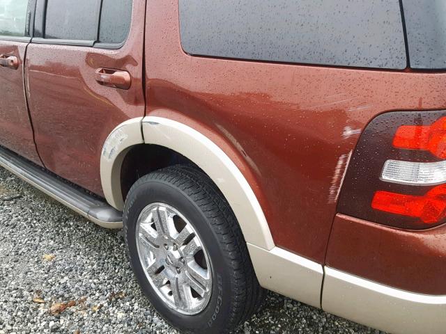 1FMEU74E19UA33342 - 2009 FORD EXPLORER E MAROON photo 9