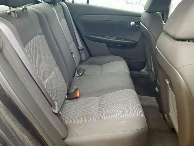 1G1ZC5E1XBF129661 - 2011 CHEVROLET MALIBU 1LT BLACK photo 6