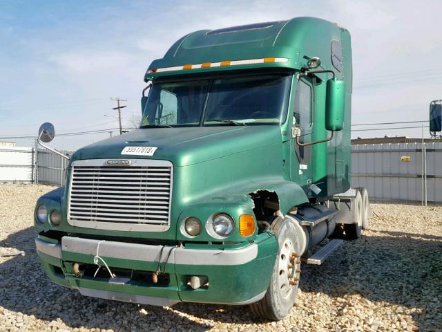 1FUJA3BG91PG98657 - 2001 FREIGHTLINER CONVENTION GREEN photo 2