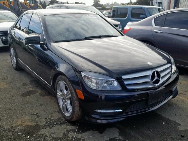 WDDGF5GB3BR144888 - 2011 MERCEDES-BENZ C 350 BLACK photo 1