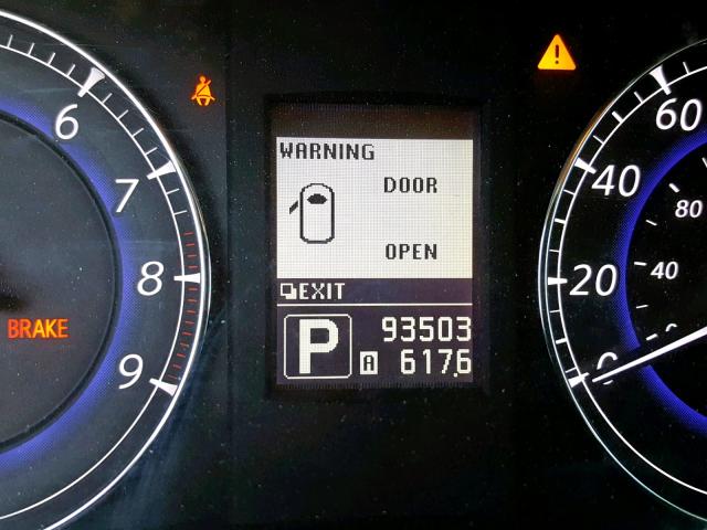 JN1AJ0HR1BM851002 - 2011 INFINITI EX35 BASE MAROON photo 8