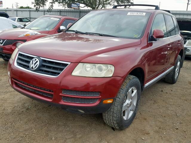 WVGBC67L64D013560 - 2004 VOLKSWAGEN TOUAREG 3. RED photo 2