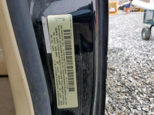 3VWPW31C29M506671 - 2009 VOLKSWAGEN NEW BEETLE Qara foto 10