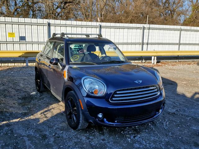 WMWZB3C57DWR35588 - 2013 MINI COOPER COU BLUE photo 1