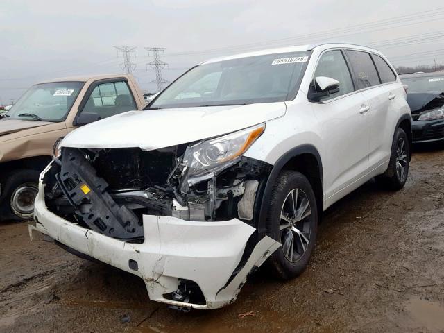 5TDJKRFH5GS300012 - 2016 TOYOTA HIGHLANDER Սպիտակ լուսանկար 2