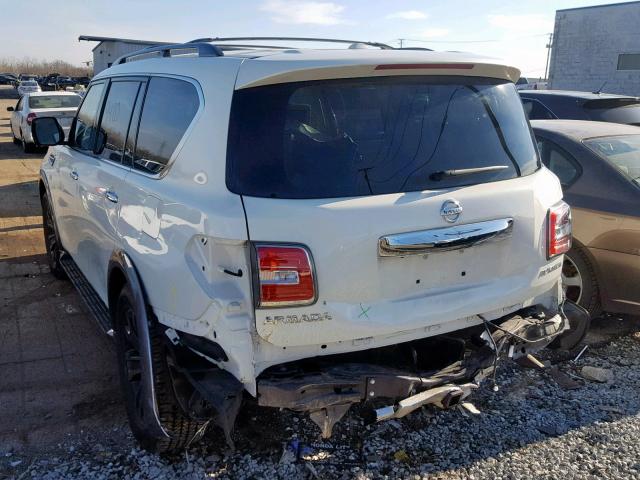 JN8AY2NE7JX700060 - 2018 NISSAN ARMADA PLA WHITE photo 3