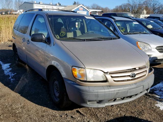 4T3ZF13CX3U518912 - 2003 TOYOTA SIENNA LE GRAY photo 1