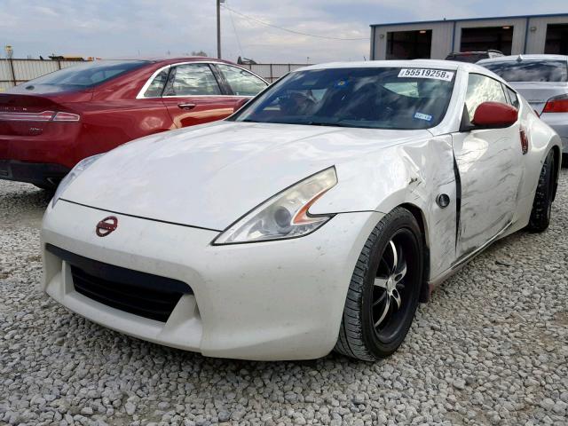 JN1AZ4EH5CM564372 - 2012 NISSAN 370Z BASE WHITE photo 2