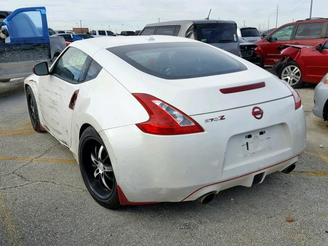 JN1AZ4EH5CM564372 - 2012 NISSAN 370Z BASE WHITE photo 3