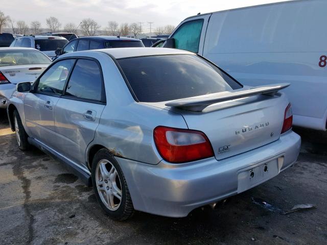 JF1GD29652G523102 - 2002 SUBARU IMPREZA WR SILVER photo 3