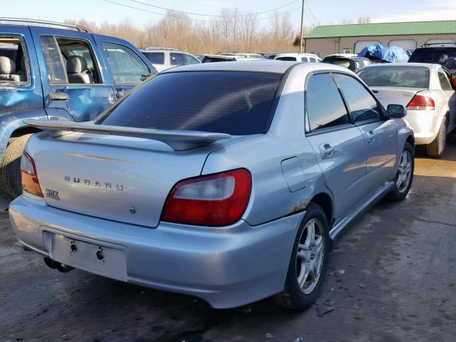 JF1GD29652G523102 - 2002 SUBARU IMPREZA WR SILVER photo 4