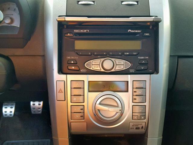 JTKDE167880264939 - 2008 TOYOTA SCION TC CHARCOAL photo 9