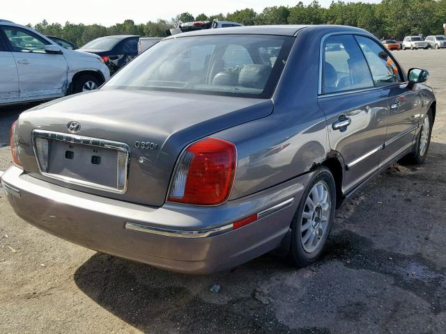 KMHFU45E14A353062 - 2004 HYUNDAI XG 350 SILVER photo 4