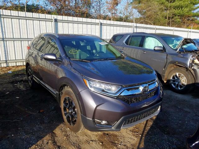 7FARW2H99JE051346 - 2018 HONDA CR-V TOURI GRAY photo 1